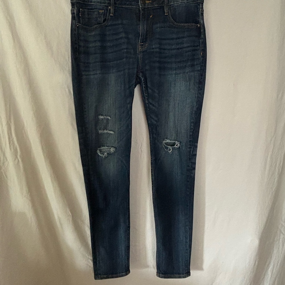 Vigoss Blue Skinny Jeans Distressed Style